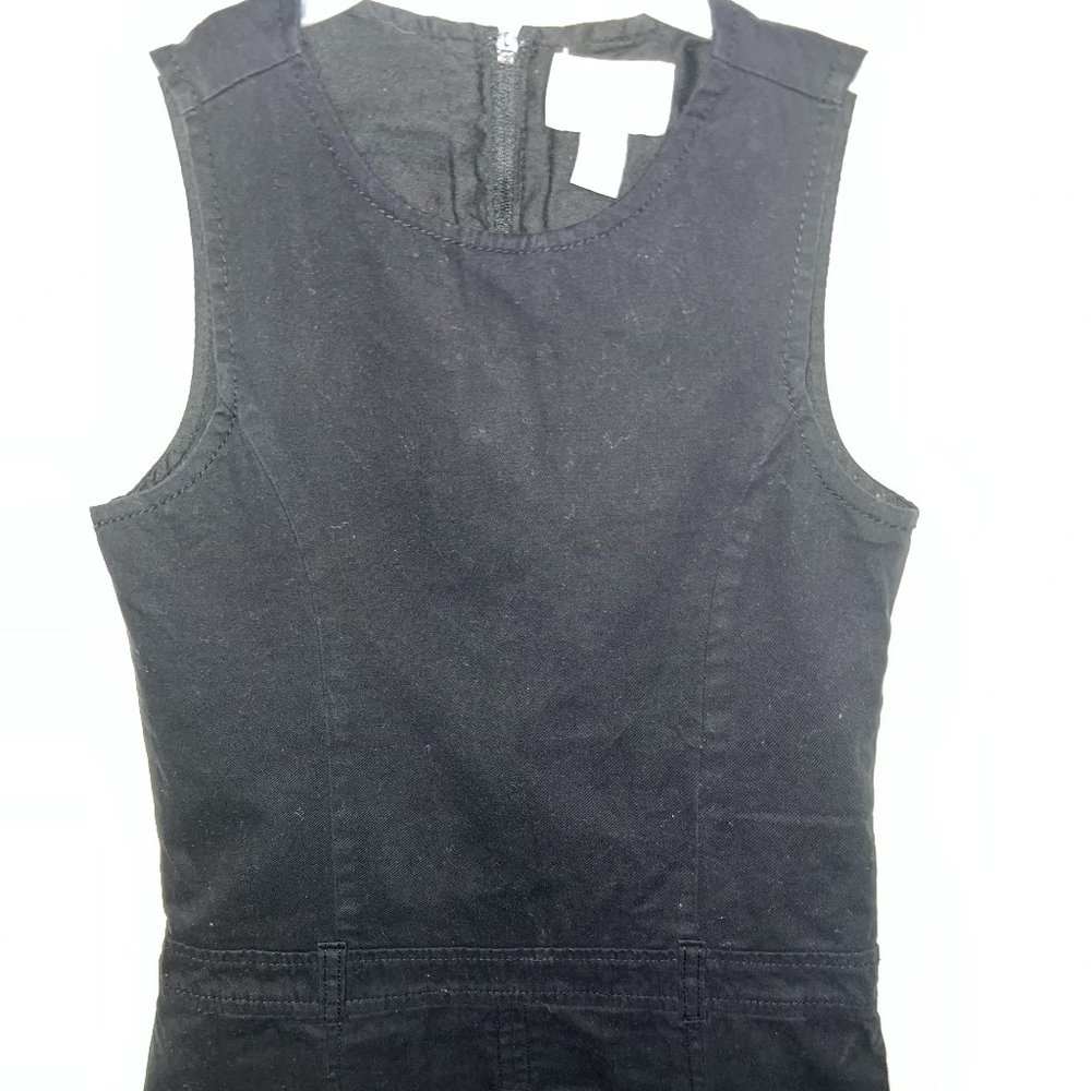 Children Place girls black uniform dress size 6X/7